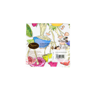 Woodland Mushrooms Napkin Cocktail