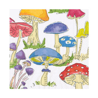 Woodland Mushrooms Luncheon Napkins - 20 Per Package