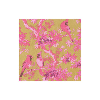 Scenic Songbirds Rose/Gold Napkin Cocktail