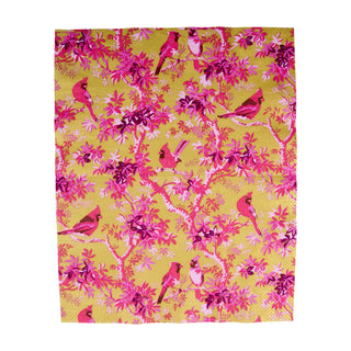 Scenic Songbirds Rose/Gold Guest Towel
