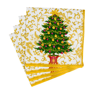 Gilded Tree Napkin Cocktail