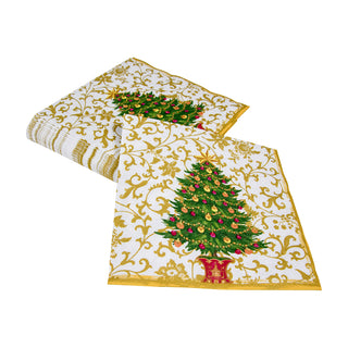 Gilded Tree Dinner Napkins - 20 Per Package