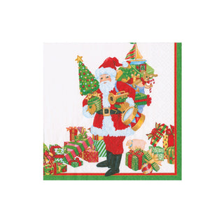 Mr. Claus Cocktail Napkins - 20 Per Package