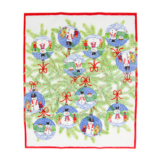 Snowman Ornaments Guest Towel