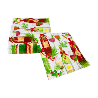 A Christmas Toast Cocktail Napkins - 20 Per Package