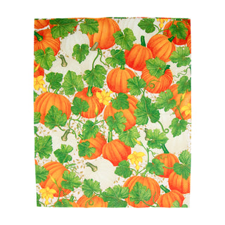 Pumpkin Chintz White Guest Towel