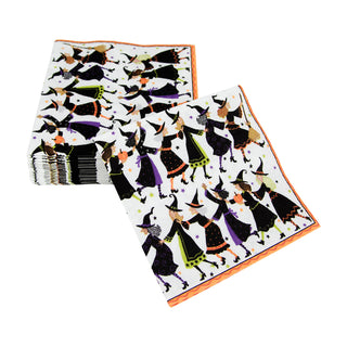 Witches Conga Line Napkin Cocktail