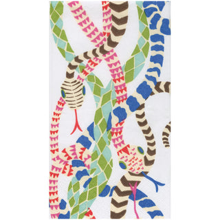 Serpentine White Guest Towel