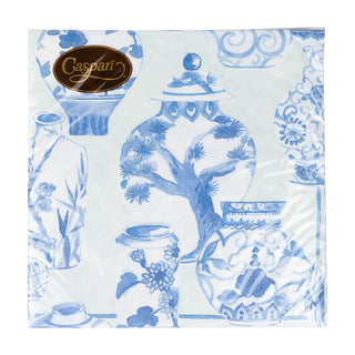 Glazed Porcelain Celadon Paper Linen Luncheon Napkins - 15 Per Package