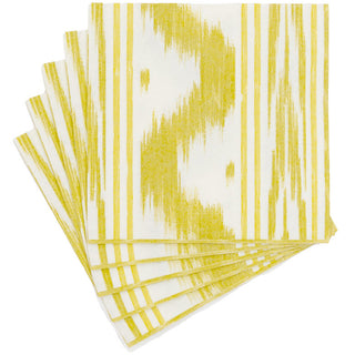 Toile De Nantes Yellow-Paper Linen Napkin Airlaid Dinner-12 In