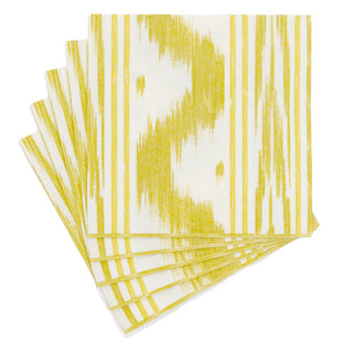Toile De Nantes Yellow-Paper Linen Napkin Airlaid Luncheon-15 In