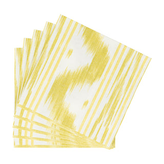 Toile De Nantes Yellow-Paper Linen Napkin Airlaid Luncheon-15 In