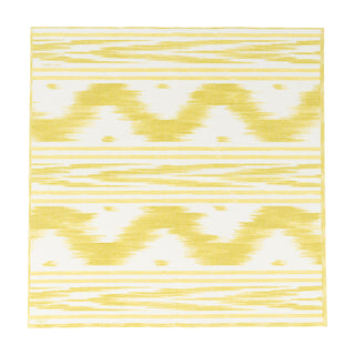 Toile De Nantes Yellow Paper Linen Luncheon Napkins - 15 Per Package