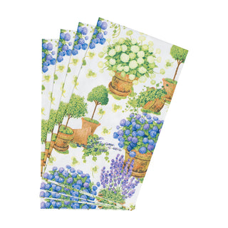 Potted Hydrangeas Guest Towel