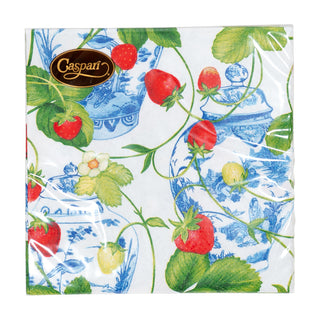Strawberries And Cream Napkin Cocktail