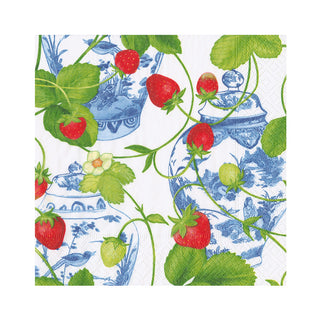 Strawberries And Cream Napkin Luncheon