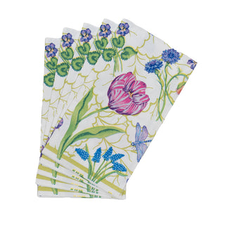 Floral Majolica Guest Towel