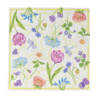 Floral Majolica Napkin Luncheon