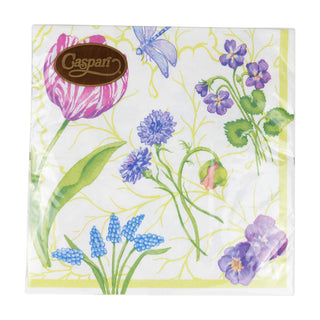Floral Majolica Napkin Luncheon