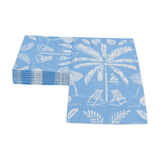 Palms And Parasols Ocean Guest Towel
