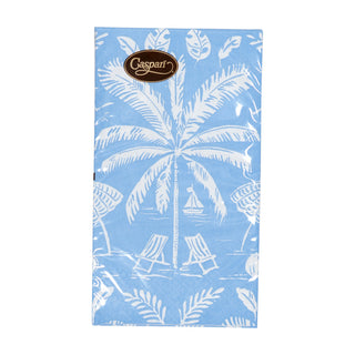 Palms And Parasols Ocean Guest Towel