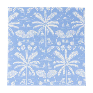 Palms And Parasols Ocean Napkin Luncheon