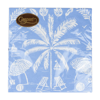 Palms And Parasols Ocean Napkin Luncheon