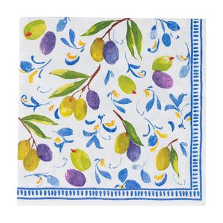 Mediterranean Blue Luncheon Napkins - 20 Per Package