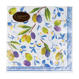 Mediterranean Blue Luncheon Napkins - 20 Per Package