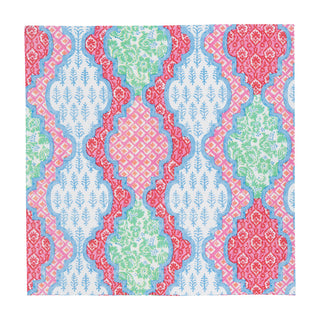 Provencale Cotton Pink Multi Cocktail Napkins - 20 Per Package