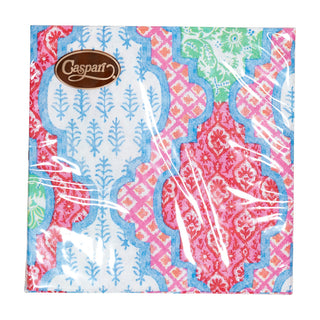 Provencale Cotton Pink Multi Cocktail Napkins - 20 Per Package