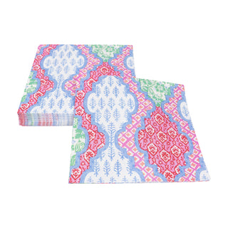 Provencale Cotton Pink Multi Luncheon Napkins - 20 Per Package