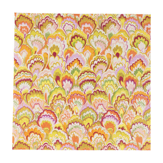 Marbled Ceramica Rspbrry/Chartreuse Napkin Luncheon