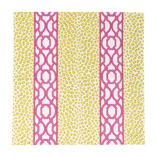 Knots And Spots Green/Fuchsia Napkin Luncheon