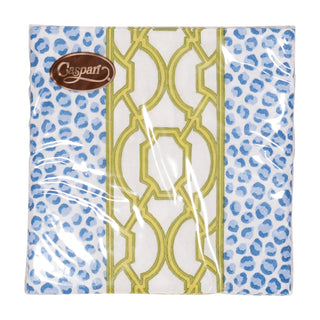 Knots And Spots Blue/Green Napkin Cocktail