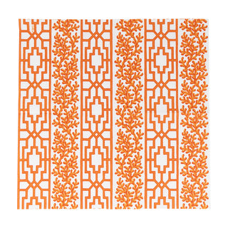 Coral And Trellis Coral Napkin Luncheon
