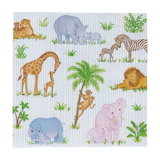 Safari Baby Luncheon Napkins - 20 Per Package