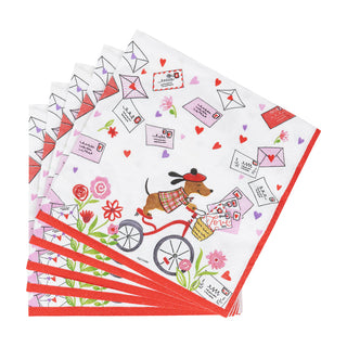 Love Notes Luncheon Napkins - 20 Per Package