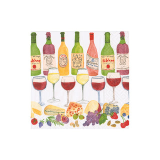 Wine Pairings Napkin Cocktail