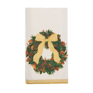 Magnolia Wreath Guest Towels - includes 15 Guest Towels