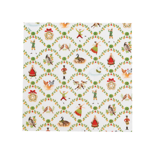 On The Twelfth Day Cocktail Napkins - includes 12 Cocktail Napkins