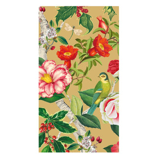 Christmas Chinoiserie Gold Guest Towels - includes 15 Guest Towels