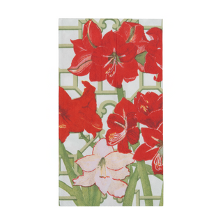 Amaryllis Conservatory Guest Towels - includes 15 Guest Towels