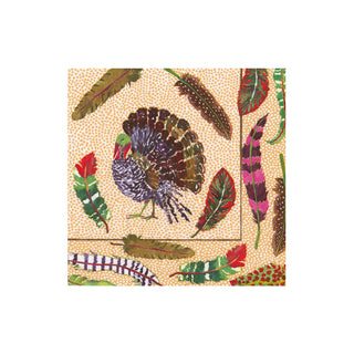 Plumage Cocktail Napkins - includes 20 Cocktail Napkins