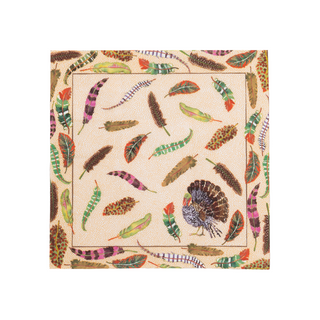 Plumage Cocktail Napkins - includes 20 Cocktail Napkins