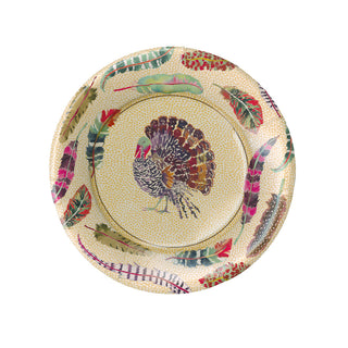 Plumage Paper Salad & Dessert Plates - includes 8 Paper Salad & Dessert Plates