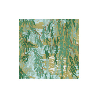 Willows Green Cocktail Napkins - includes 20 Cocktail Napkins