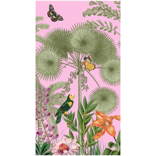 Paradise Garden Pink Guest Towel - package of 15