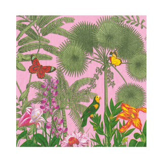 Paradise Garden Pink Luncheon Napkin - package of 20