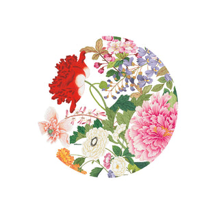 A Profusion Of Flowers 2 White Salad/Dessert Plates - package of 8